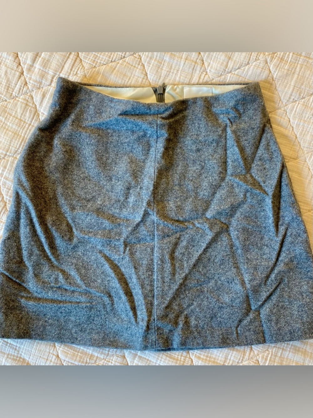 Wilfred Heather Gray Mini Skirt